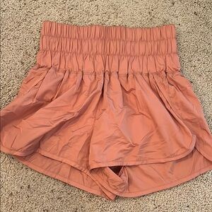 FP Movement by Free People High Waist Pink Shorts